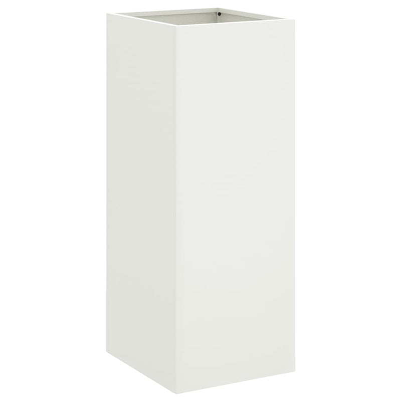 Load image into Gallery viewer, Vidaxl plantenbak 32x29x75 cm staal wit
