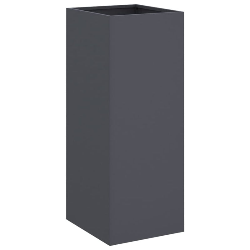 Load image into Gallery viewer, Vidaxl plantenbak 32x29x75 cm staal antracietkleurig
