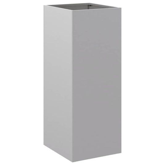 Vidaxl plantenbak 32x29x75 cm gegalvaniseerd staal zilverkleurig
