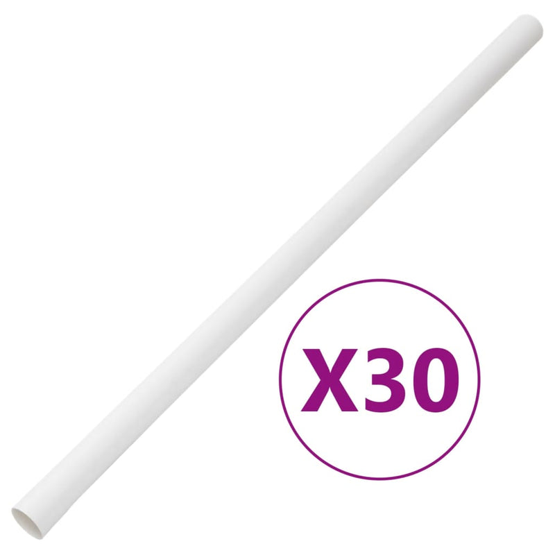 Load image into Gallery viewer, Vidaxl kabelgoten met klemmen ø30 mm 30 m pvc
