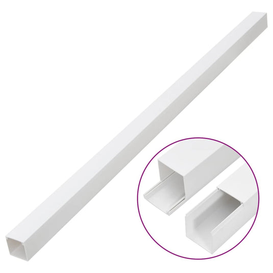 Vidaxl kabelgoot 50x25 mm 10 m pvc