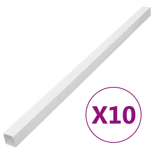 Vidaxl kabelgoot 150x50 mm 10 m pvc