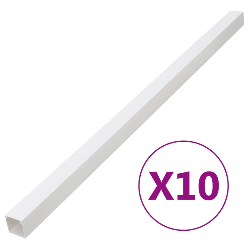 Load image into Gallery viewer, Vidaxl kabelgoot 60x60 mm 10 m pvc
