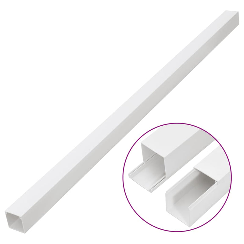 Load image into Gallery viewer, Vidaxl kabelgoot 60x60 mm 10 m pvc
