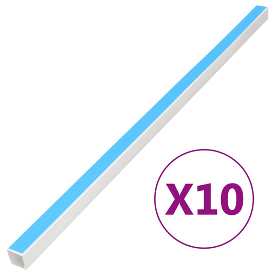 Vidaxl kabelgoot zelfklevend 30x20 mm 10 m pvc