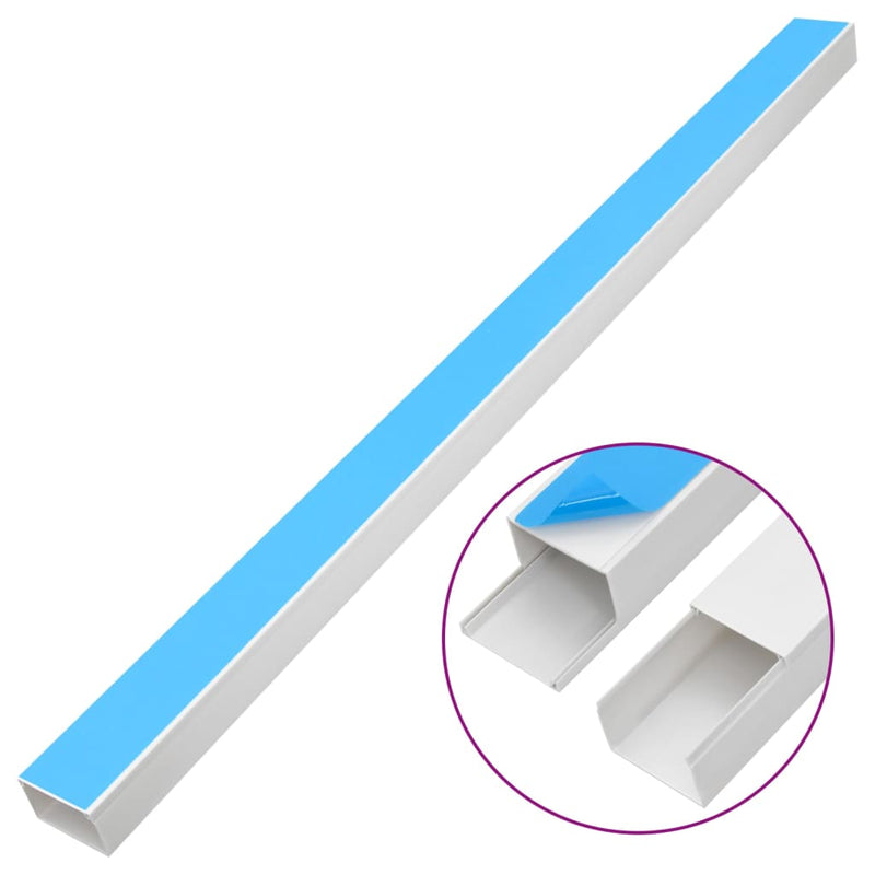 Load image into Gallery viewer, Vidaxl kabelgoot zelfklevend 60x60 mm 30 m pvc
