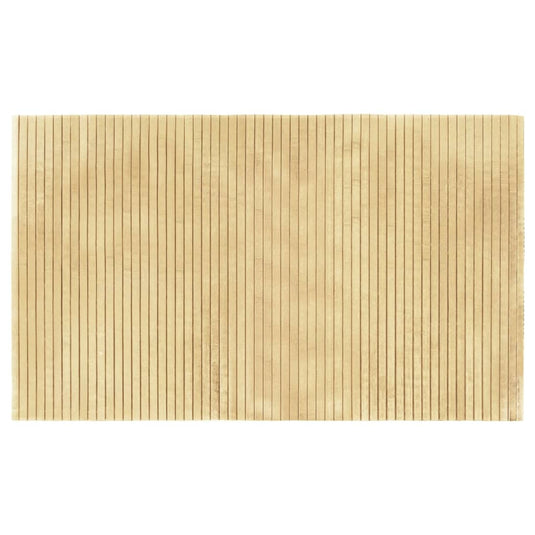 Vidaxl vloerkleed rechthoekig 60x100 cm bamboe lichtnaturel