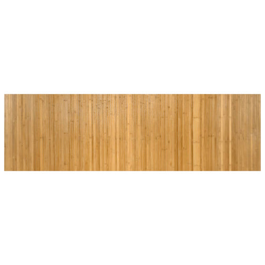 Vidaxl vloerkleed rechthoekig 60x200 cm bamboe naturel