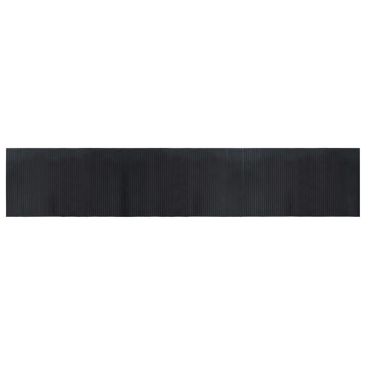 Vidaxl vloerkleed rechthoekig 60x300 cm bamboe zwart
