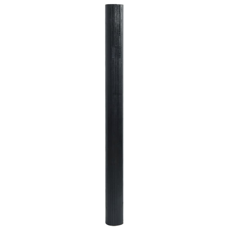 Load image into Gallery viewer, Vidaxl vloerkleed rechthoekig 60x400 cm bamboe zwart

