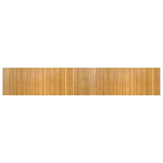 Vidaxl vloerkleed rechthoekig 60x400 cm bamboe naturel