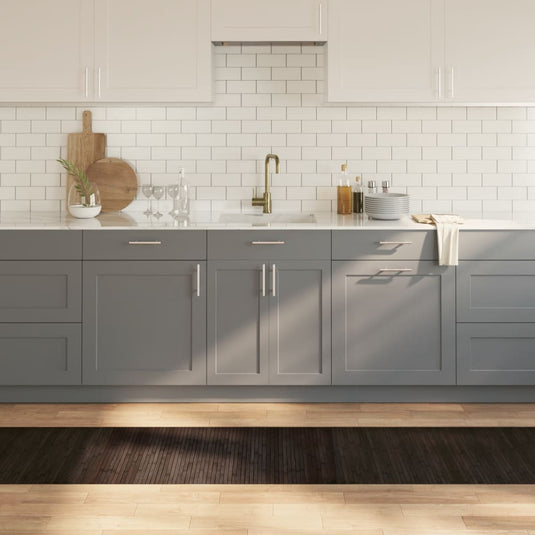 Vidaxl vloerkleed rechthoekig 60x400 cm bamboe donkerbruin