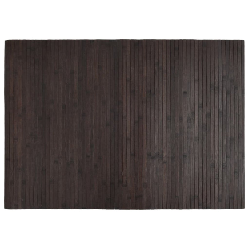 Load image into Gallery viewer, Vidaxl vloerkleed rechthoekig 70x100 cm bamboe donkerbruin

