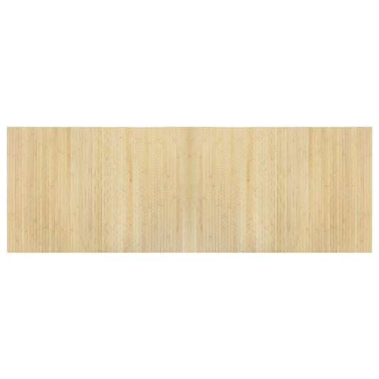 Vidaxl vloerkleed rechthoekig 70x200 cm bamboe lichtnaturel