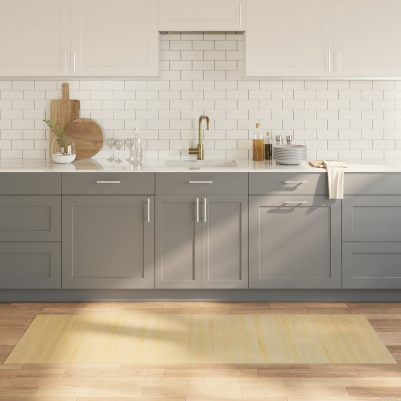 Load image into Gallery viewer, Vidaxl vloerkleed rechthoekig 70x200 cm bamboe lichtnaturel
