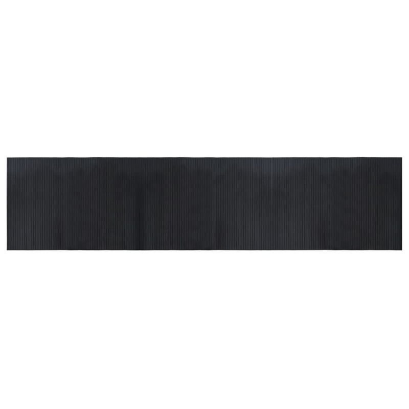 Load image into Gallery viewer, Vidaxl vloerkleed rechthoekig 70x300 cm bamboe zwart
