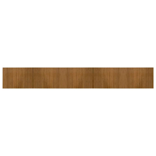 Vidaxl vloerkleed rechthoekig 70x500 cm bamboe bruin