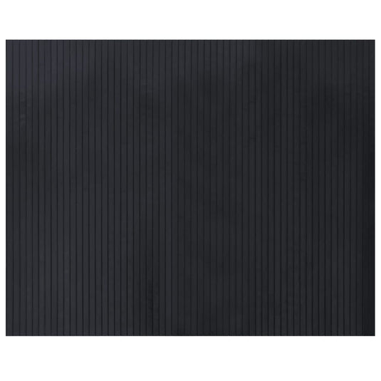 Vidaxl vloerkleed rechthoekig 80x100 cm bamboe zwart