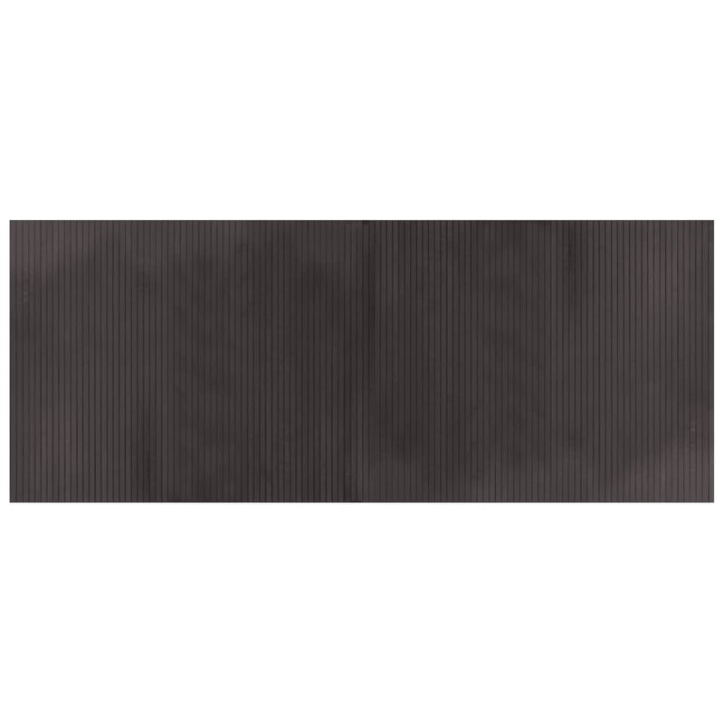 Load image into Gallery viewer, VidaXL Vloerkleed rechthoekig 80x200 cm bamboe donkerbruin
