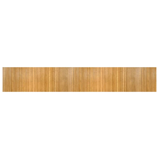 Vidaxl vloerkleed rechthoekig 80x500 cm bamboe naturel
