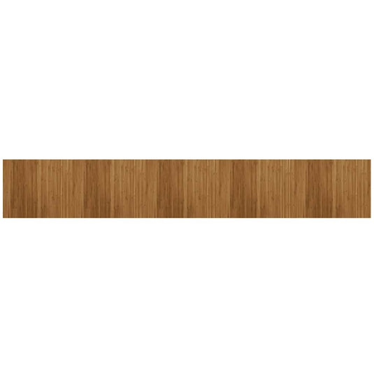 Vidaxl vloerkleed rechthoekig 80x500 cm bamboe bruin
