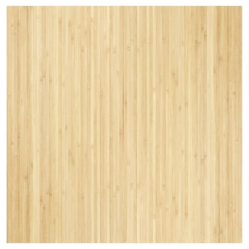 Chargez l'image dans la visionneuse de la galerie, Vidaxl vloerkleed rechthoekig 100x100 cm bamboe lichtnaturel
