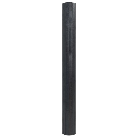 Vidaxl vloerkleed rechthoekig 100x100 cm bamboe grijs