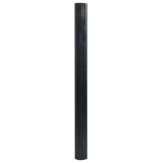 Vidaxl vloerkleed rechthoekig 100x200 cm bamboe zwart