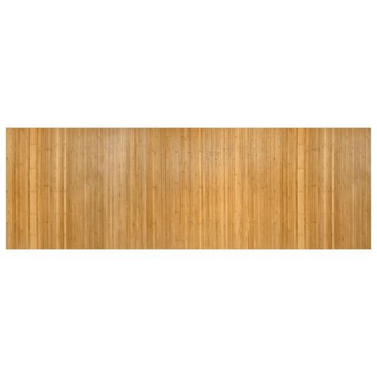 Vidaxl vloerkleed rechthoekig 100x300 cm bamboe naturel