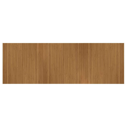 Vidaxl vloerkleed rechthoekig 100x300 cm bamboe bruin
