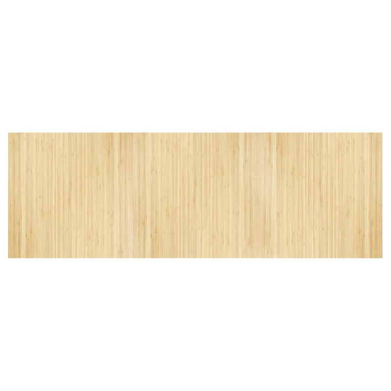 Load image into Gallery viewer, Vidaxl vloerkleed rechthoekig 100x300 cm bamboe lichtnaturel
