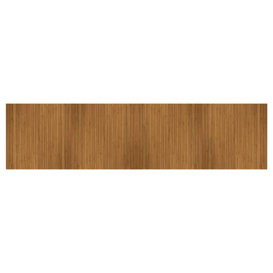 Vidaxl vloerkleed rechthoekig 100x400 cm bamboe bruin