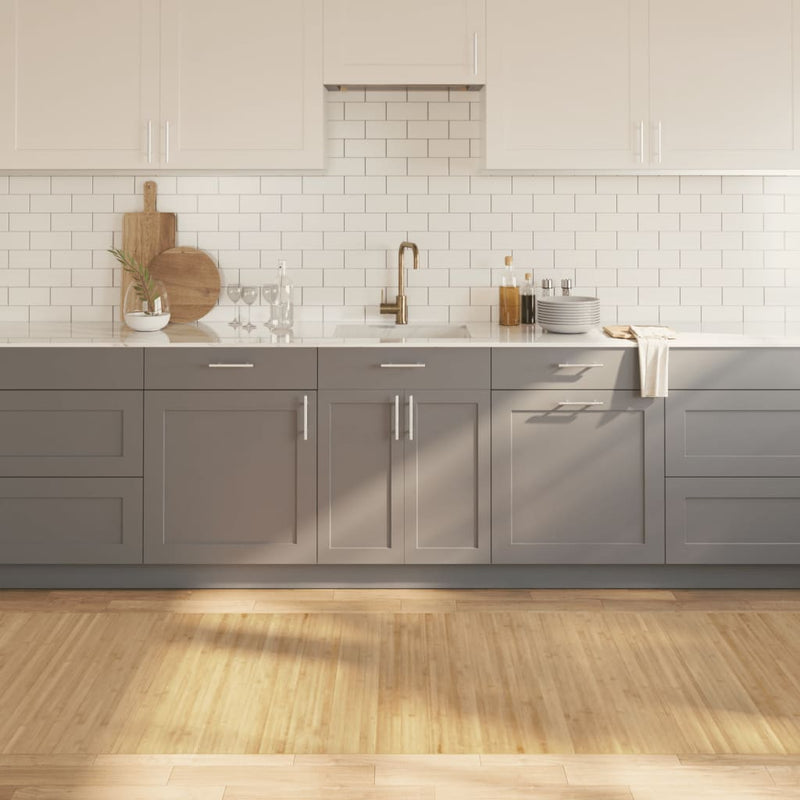 Load image into Gallery viewer, Vidaxl vloerkleed rechthoekig 100x500 cm bamboe lichtnaturel
