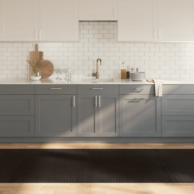 Load image into Gallery viewer, Vidaxl vloerkleed rechthoekig 100x500 cm bamboe donkerbruin
