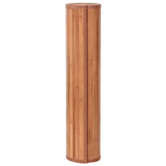 Vidaxl vloerkleed rechthoekig 60x300 cm bamboe bruin