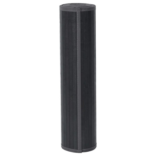 Vidaxl vloerkleed rechthoekig 60x500 cm bamboe grijs