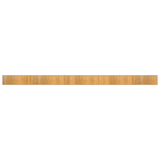 Vidaxl vloerkleed rechthoekig 60x1000 cm bamboe naturel