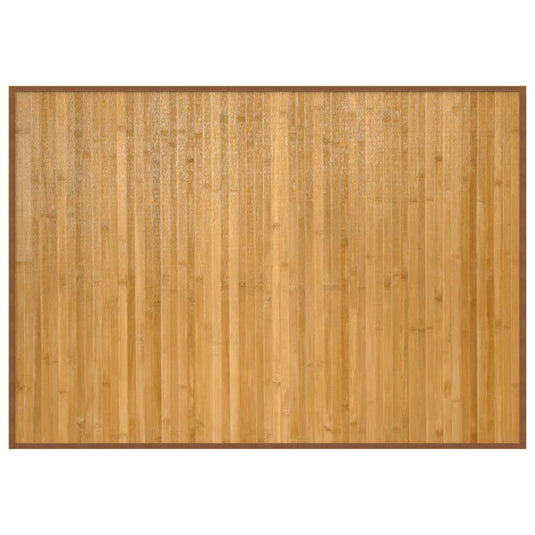 Vidaxl vloerkleed rechthoekig 70x100 cm bamboe naturel