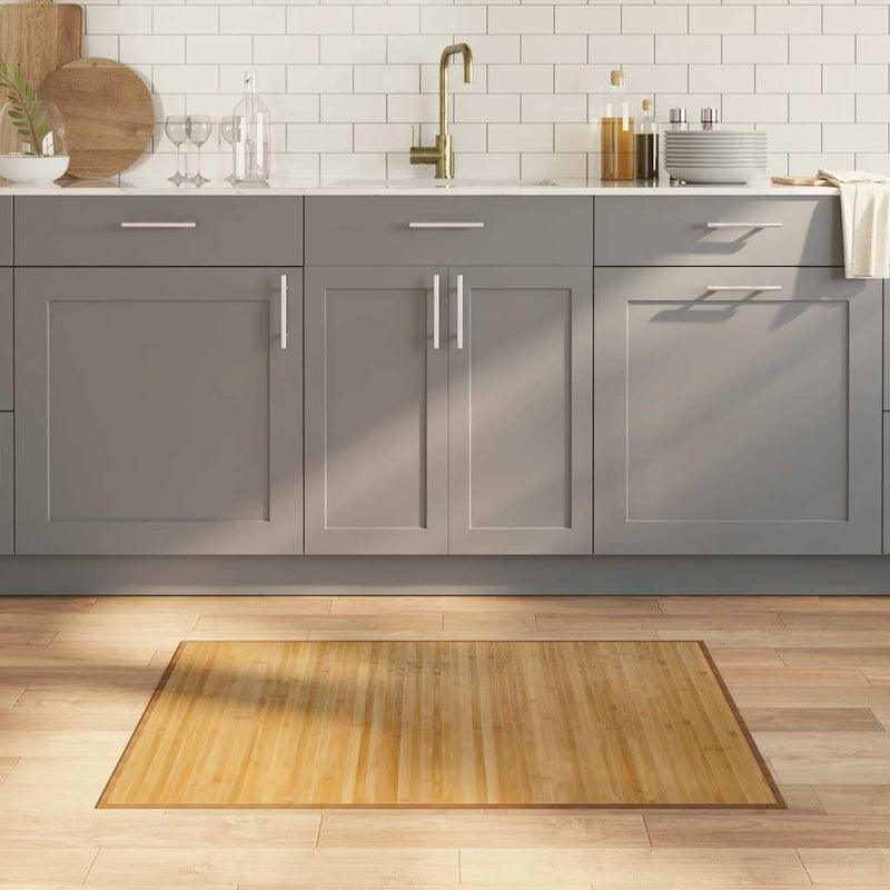 Load image into Gallery viewer, Vidaxl vloerkleed rechthoekig 70x100 cm bamboe naturel
