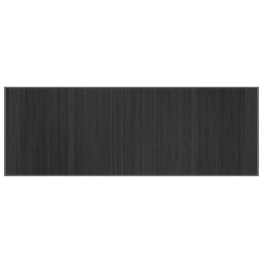 Vidaxl vloerkleed rechthoekig 70x200 cm bamboe grijs