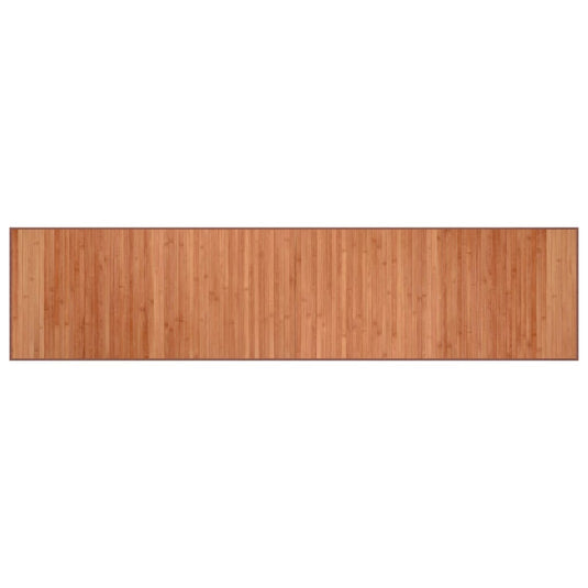 Vidaxl vloerkleed rechthoekig 70x300 cm bamboe bruin