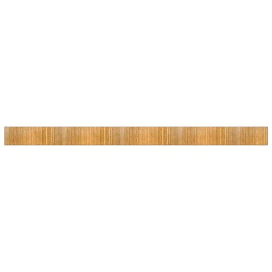Vidaxl vloerkleed rechthoekig 70x1000 cm bamboe naturel