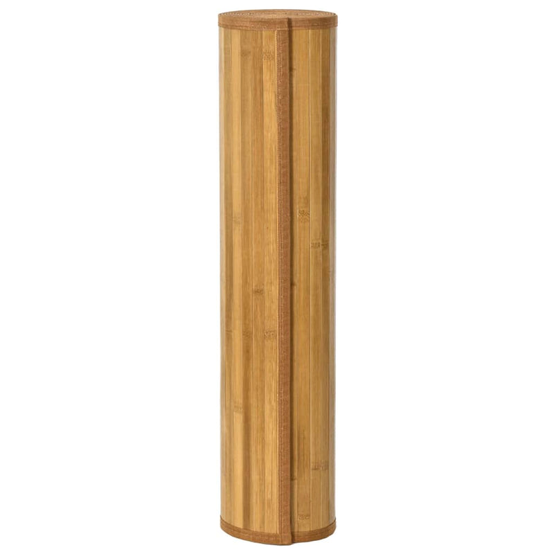 Load image into Gallery viewer, Vidaxl vloerkleed rechthoekig 70x1000 cm bamboe naturel
