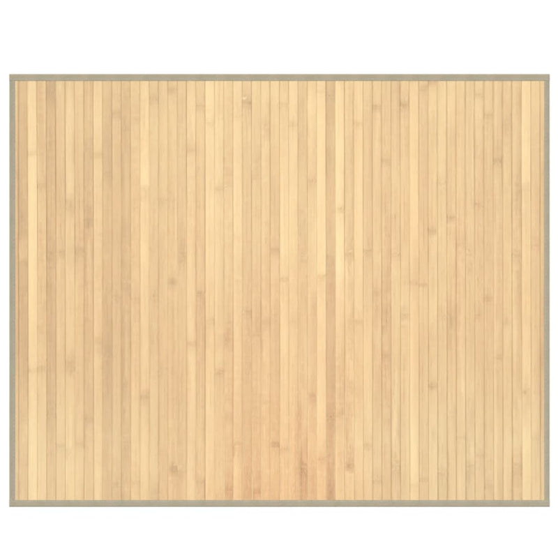 Load image into Gallery viewer, Vidaxl vloerkleed rechthoekig 80x100 cm bamboe lichtnaturel
