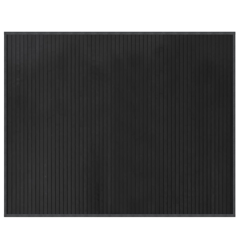Load image into Gallery viewer, Vidaxl vloerkleed rechthoekig 80x100 cm bamboe grijs
