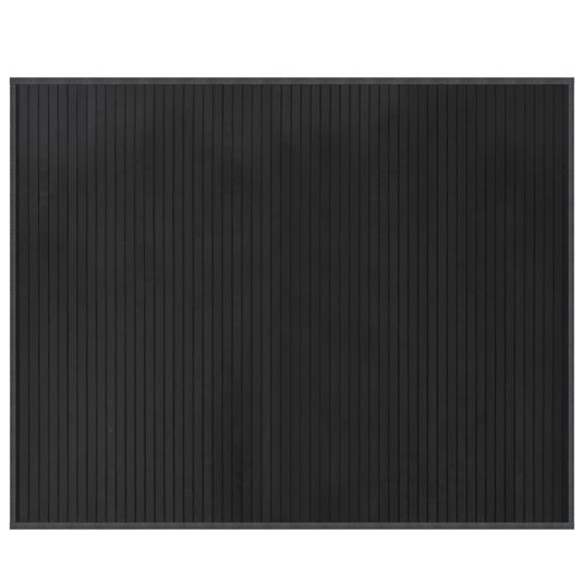 Vidaxl vloerkleed rechthoekig 80x100 cm bamboe grijs