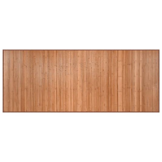 Vidaxl vloerkleed rechthoekig 80x200 cm bamboe naturel