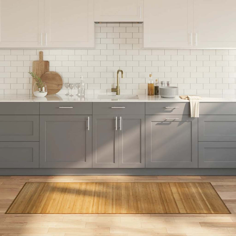 Load image into Gallery viewer, Vidaxl vloerkleed rechthoekig 80x200 cm bamboe naturel
