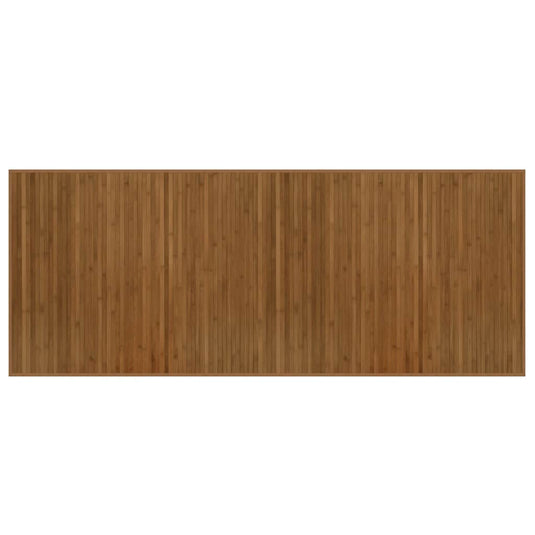 Vidaxl vloerkleed rechthoekig 80x200 cm bamboe bruin