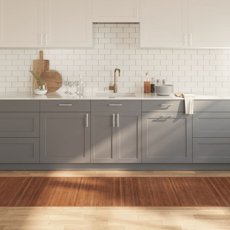 Load image into Gallery viewer, Vidaxl vloerkleed rechthoekig 80x300 cm bamboe bruin
